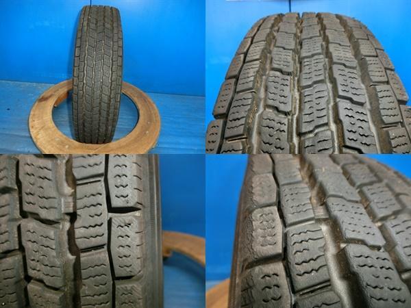 送料無料 中古 スタッドレス ヨコハマタイヤ アイスガード iG91 145/80R12 80/78N LT ホイール 4本 ミニキャブバン_画像6