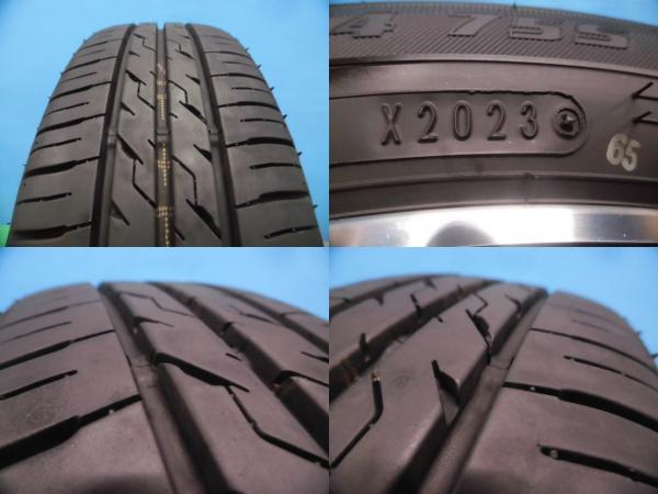 中古 ホンダ N-BOX N-WGN N-ONE 純正 14インチ ホイール 中古 ダンロップ エコファイン 155/65R14 4本セット サマータイヤ 夏タイヤ_画像5