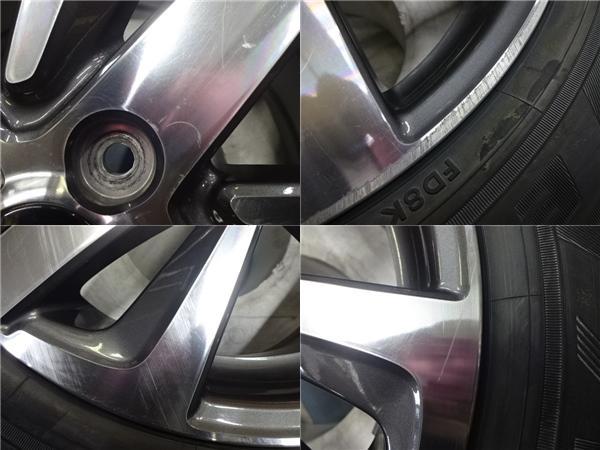 ★BRZ インプレッサ 205/55R16 夏タイヤセット 【中古】スバル純正 16X6.5+48 5H100 【新品】2021年製 ヨコハマ エコスES31 205/55R16 送料_画像4