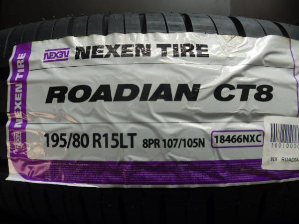  Hiace Caravan new goods 22 year made Nexen ROADIAN CT8 195/80R15 107/105N cargo VAN vehicle inspection correspondence import summer summer tire white river 