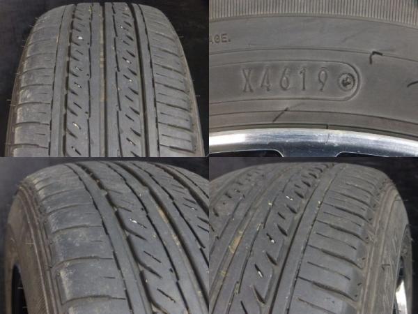 中古セット 175/65R15 グッドイヤー GT Eco Stage TRG BP5 6.0J-15 4H 100 +43 夏組 ホイールSET 国産 アクア ヴィッツ スイフト 白河_画像7