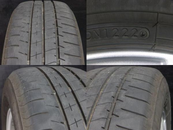 中古セット 185/60R15 22年製 ブリヂストン エコピア NH200C バルミナ KR10 5.5J-15 4H 100 +42 夏 タイヤ セット アクア ヤリス 白河_画像7