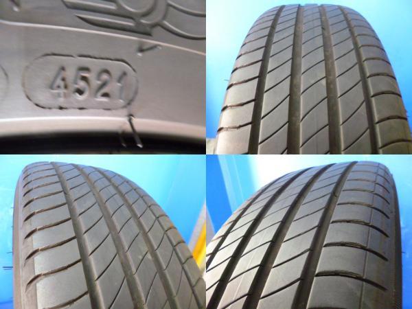 中古【シトロエン】C4純正18インチ ミシュラン eプライマシー 195/60R18 タイヤホイール4本セット 静岡裾野_画像4