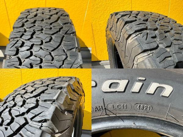 送料無料 中古 BF グッドリッチ オールテレーン All-Terrain T/A KO2 265/70R17 121/118S 4本セット FJクルーザー プラド 棚倉の画像5