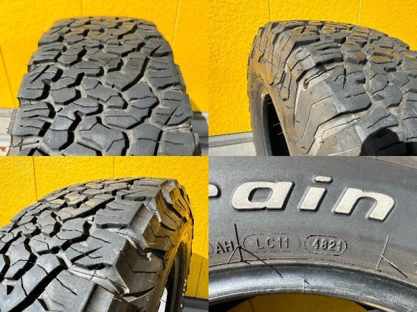 送料無料 中古 BF グッドリッチ オールテレーン All-Terrain T/A KO2 265/70R17 121/118S 4本セット FJクルーザー プラド 棚倉の画像4