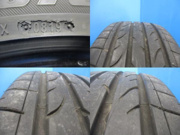 4本 2019年製 中古 夏 サマータイヤ ブリヂストン DUELER H/P SPORT 235/45R19 95H GLAクラス XLR V60クロスカントリーの画像4