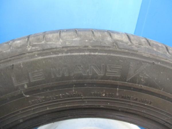 1本 2023年製 中古 夏 サマータイヤ ダンロップ LE MANS 5 185/65R15 88H bB カローラ ティーダ ノート フリード デミオ などに_画像7