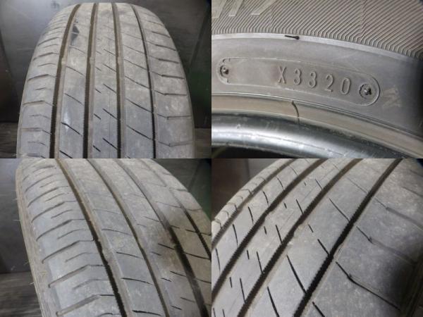 中古タイヤ 205/55R17 91V ダンロップ LEMANS V 新品 レオニス LV 6.5J-17 5H 114.3 +53 サマー セット ステップワゴン ノア 白河_画像4