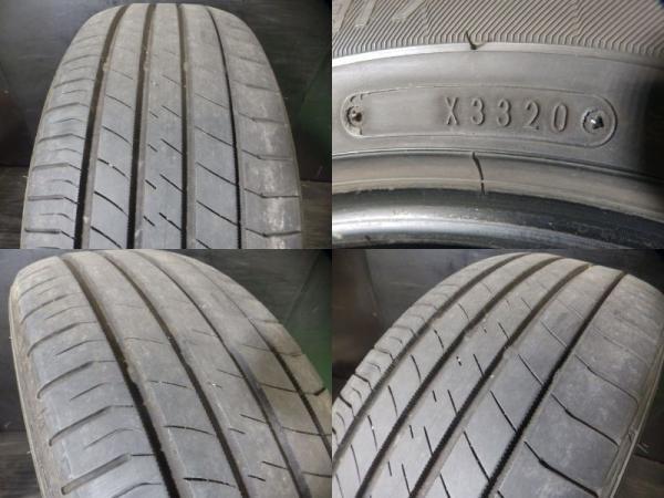 中古タイヤ 205/55R17 91V ダンロップ ルマンV 新品アルミ HS08 7.0J-17 5H 114.3 +38 夏セット ステップワゴン ヴォクシー ノア 白河_画像5