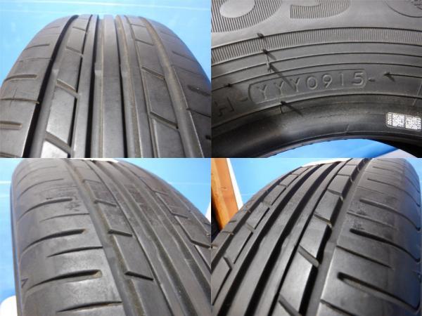 【中古国産タイヤ4本】2015年製造 ヨコハマ ECOS ES31 175/70R13 カローラ 100 110 113 ロゴ ファミリア ミラージュセダン 等_画像3