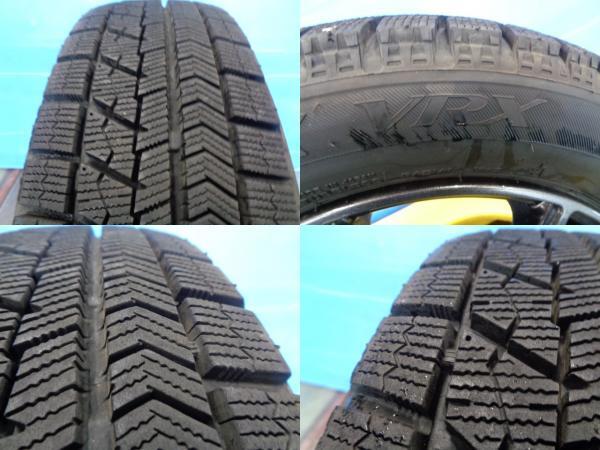 送料無料 155/65R14 ブリヂストン VRX バルミナ 14インチ 4.5J +45 4H100 中古 スタッドレス ホイール N-BOX サクラ タント 伊勢_画像3