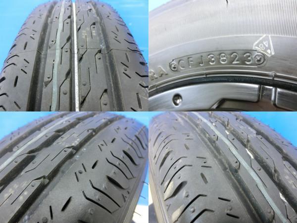 ハイゼット クリッパー 145/80R12 新車外し 2023年製 サマータイヤ 新品 アルミ 4本 SET ブリヂストン R680 VENES SUV 12インチ 岡崎_画像9