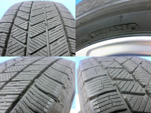 人気と性能の VRX3 195/65R15 ブリヂストン 中古 スタッドレス 4本 SET 社外 15インチ ホイール 付 ノア ヴォクシー アクセラ 岡崎_画像8