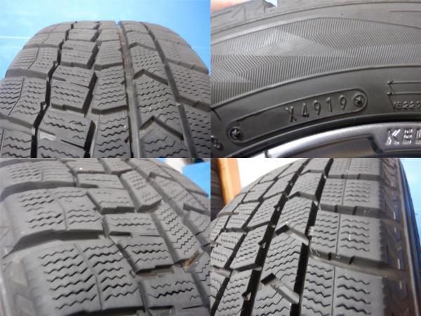 【中古スタッドレス4本】ミニ専用 アルミ 16x6.5J+54 5H112 + ダンロップ ウインターマックス WM02 195/55R16 ミニコンバーチブル_画像6