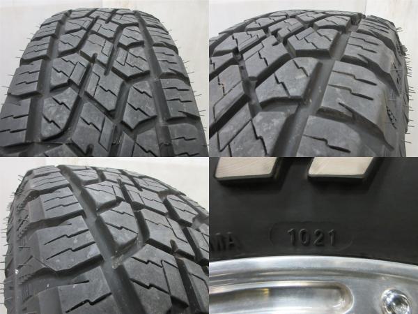 中古4本 送料無料 2021年 MONSTA 285/70R17 + レンコンホイール 17インチ 8.0J +40 6H139.7 武蔵村山_画像8