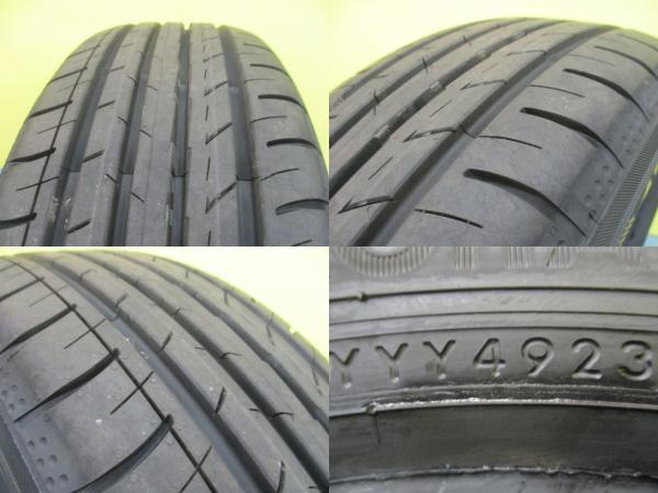 フィット ヤリス バリ溝 新車外し 中古 夏タイヤ 10分山 4本 単品 ヨコハマ ブルーアース GT AE51 185/55R16 83V サマータイヤ 足利の画像4