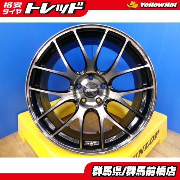 美品 中古 鍛造 RAYS VOLKRACING G27 プログレッシブモデル 8.5J +38 5H 112 +38 4本 セット アウディ FORGED 前橋の画像1