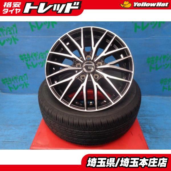 送料無料 4本 新車外し夏タイヤ ホイールセット ブリヂストン トランザER33 205/60R16 96H ノア ヴォクシー ステップワゴン 本庄_画像1