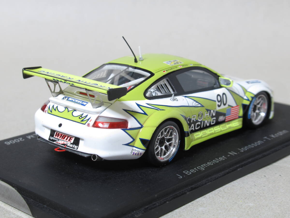 1/43 ポルシェ 996 GT3 RSR ホワイトライトニングレーシング #90 ルマン 2006_画像2