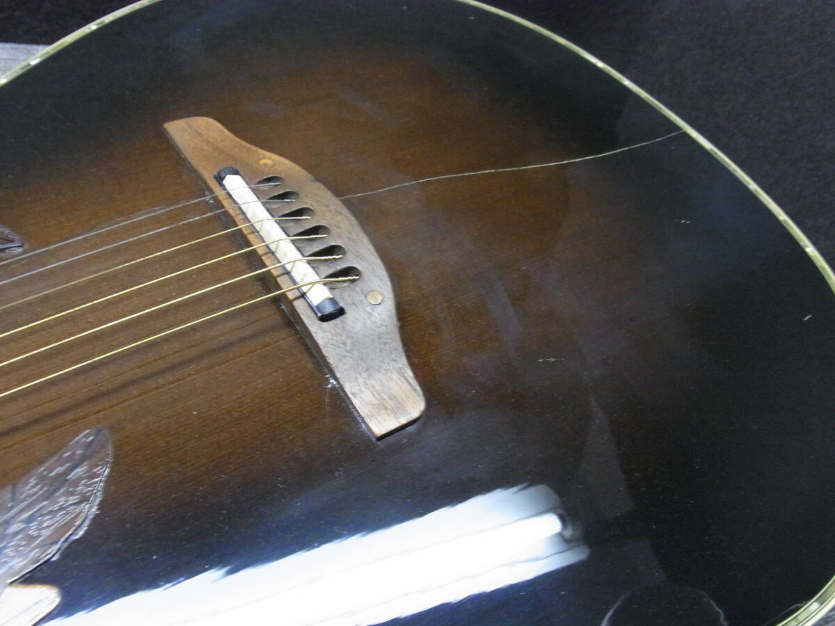  Ovation Elite No.1768 Acoustic Guitar アコースティックギター オベーション問題あり_画像2