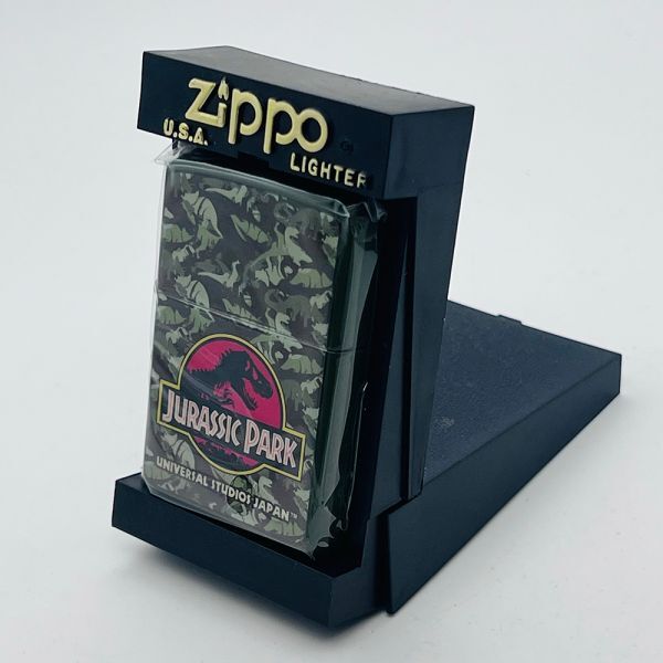 未使用 ZIPPO ジッポー USJオープン記念限定品 ジュラシックパーク ユニバーサルスタジオジャパン USJ ジッポの画像2