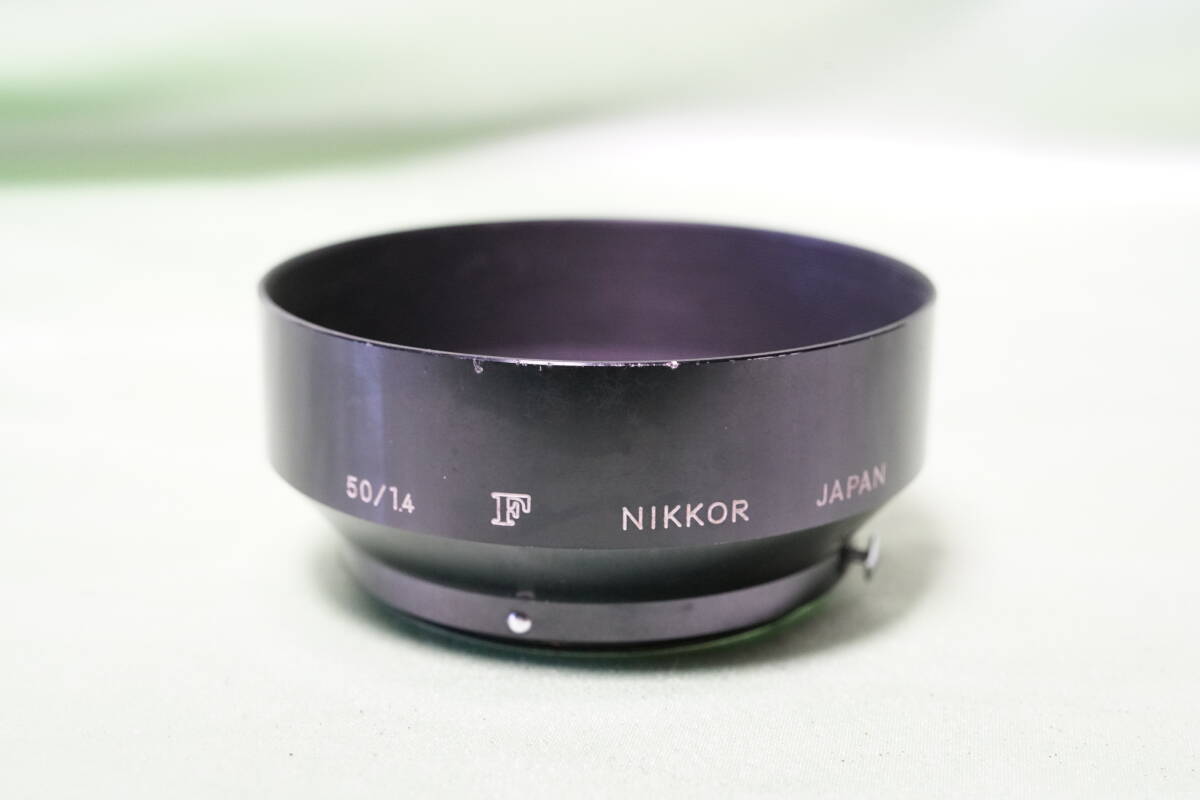 Nikon ニコン NIKKOR 鉄 F印　レンズフード 50/1.4_画像1