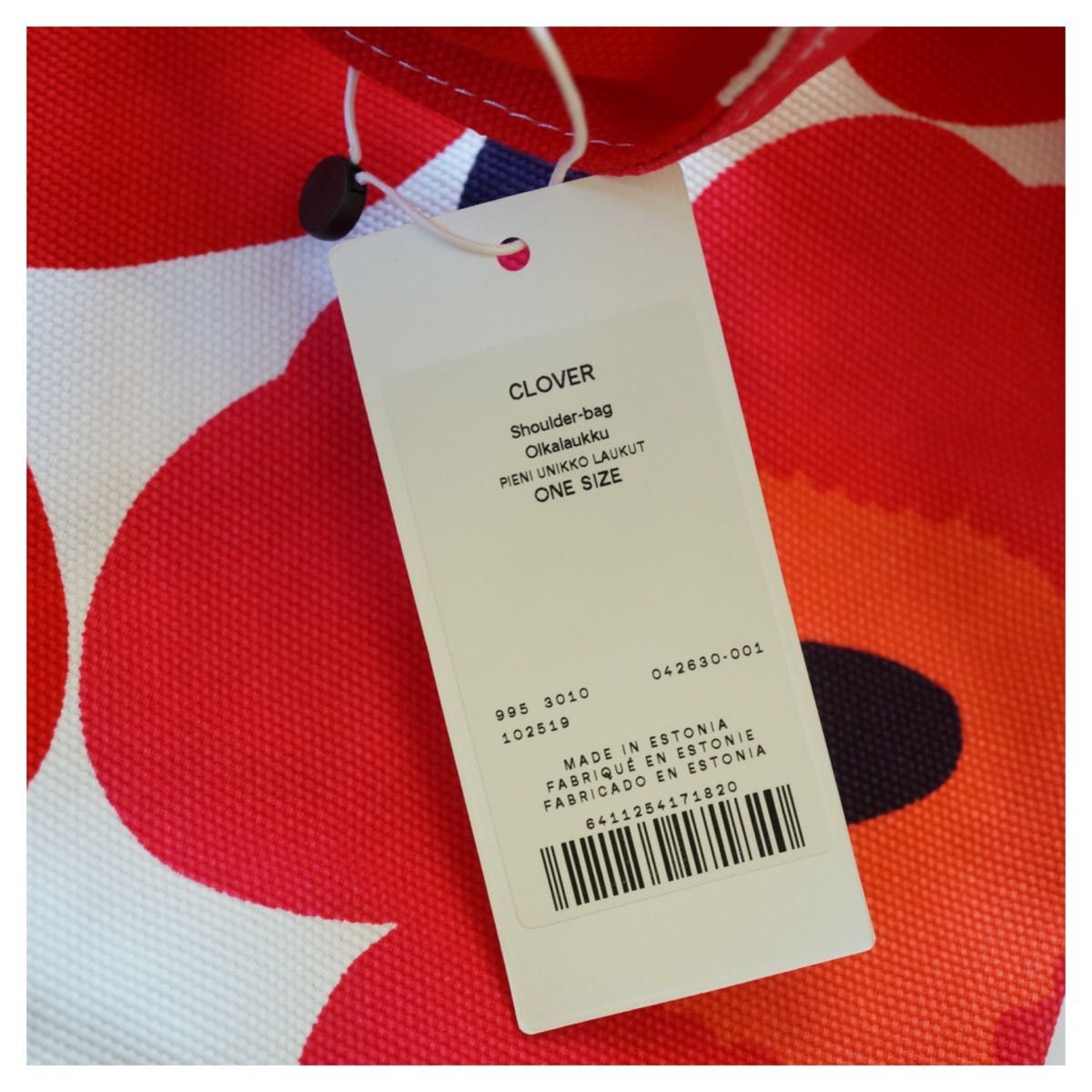 ◎マリメッコmarimekko UNIKKO CLOVERショルダーバッグ ワンショルダーバッグ 肩掛け