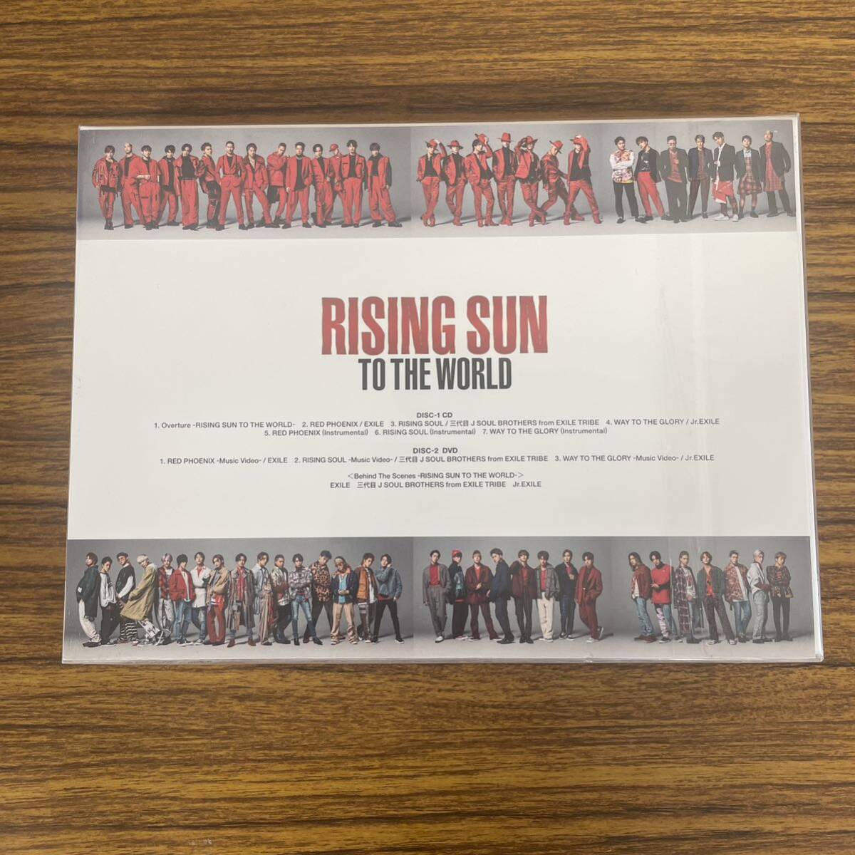 新品☆未開封☆送料無料☆A-56☆EXILE TRIBE☆RISING SUN TO THE WORLD (CD+DVD)(初回生産限定盤)_画像3