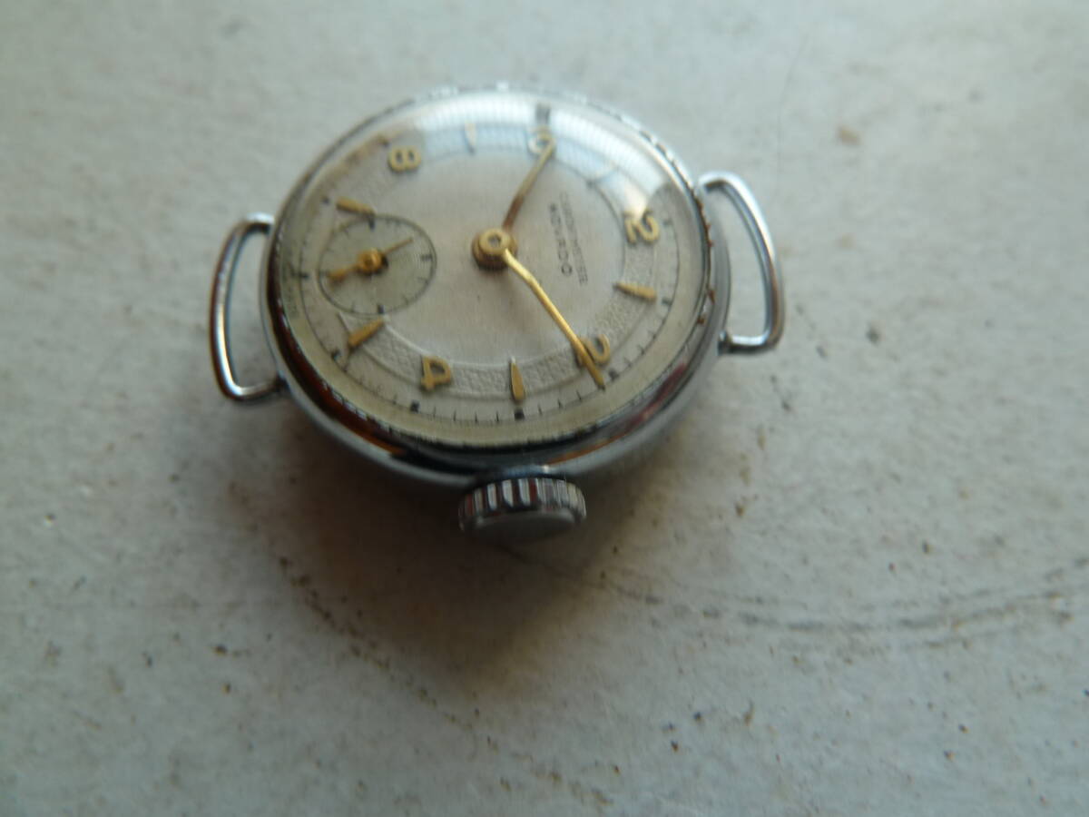 CHRONOMETER MOVADO クロノメーター モバード 15石 手巻き スモセコ 腕時計の画像4