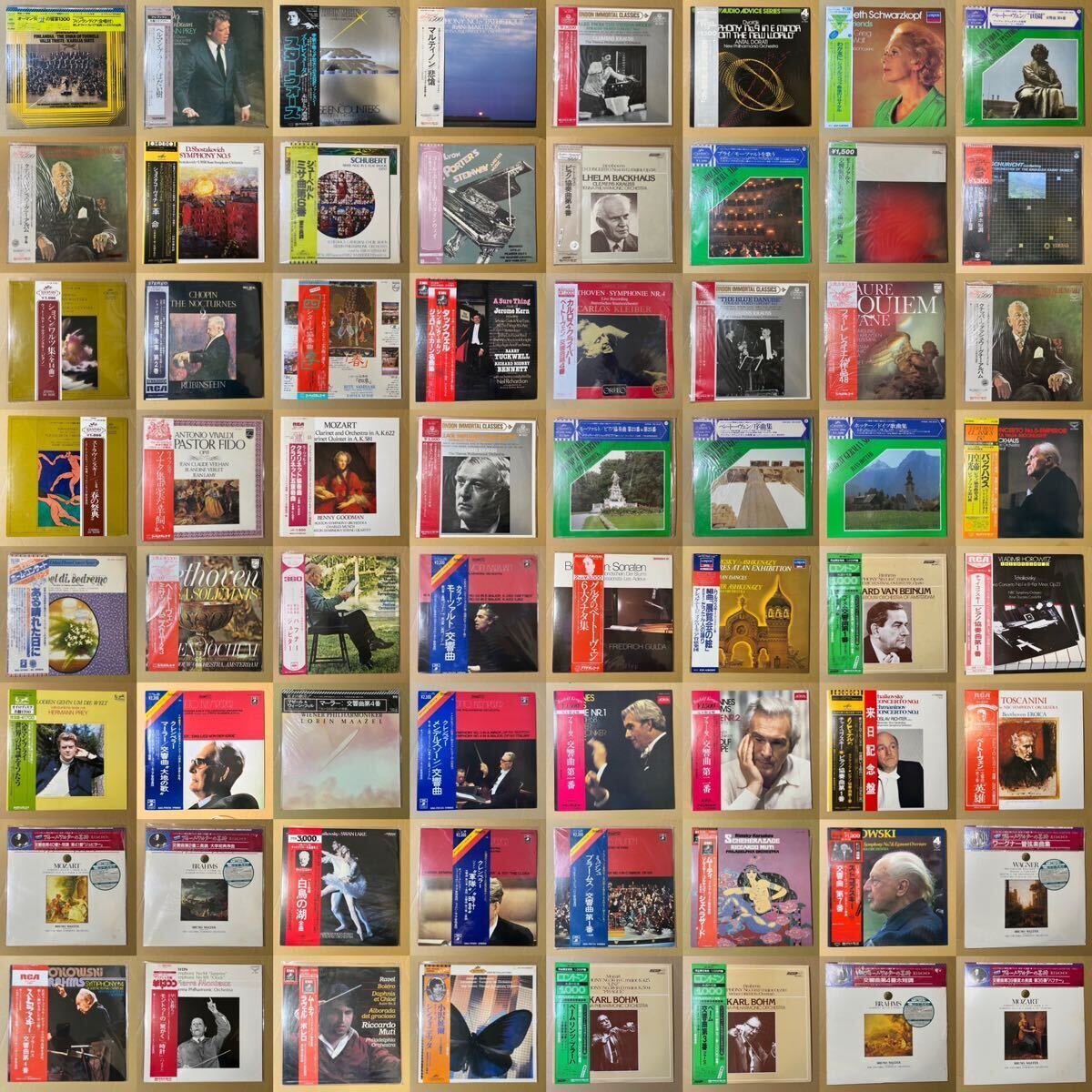 64枚 全て帯付き classic LP レコード 大量 セット クラシック 優秀録音など まとめ 1円スタート OBI _画像1