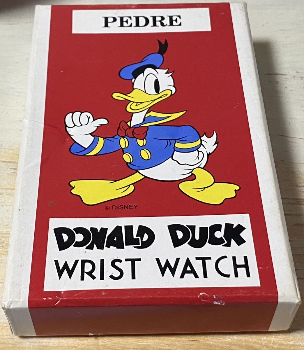  наручные часы Disney кварц Donald Duck pe доллар фирма retro переиздание 