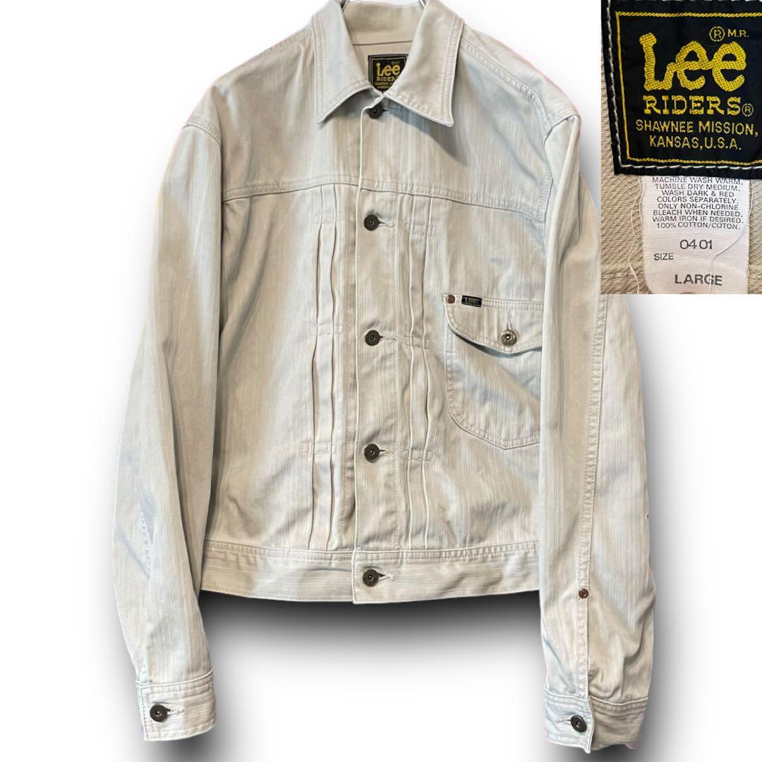 Lee リー 101-J ピケ 1stモデル ファースト オフホワイト ジャケット size L ウエスターナー_画像1