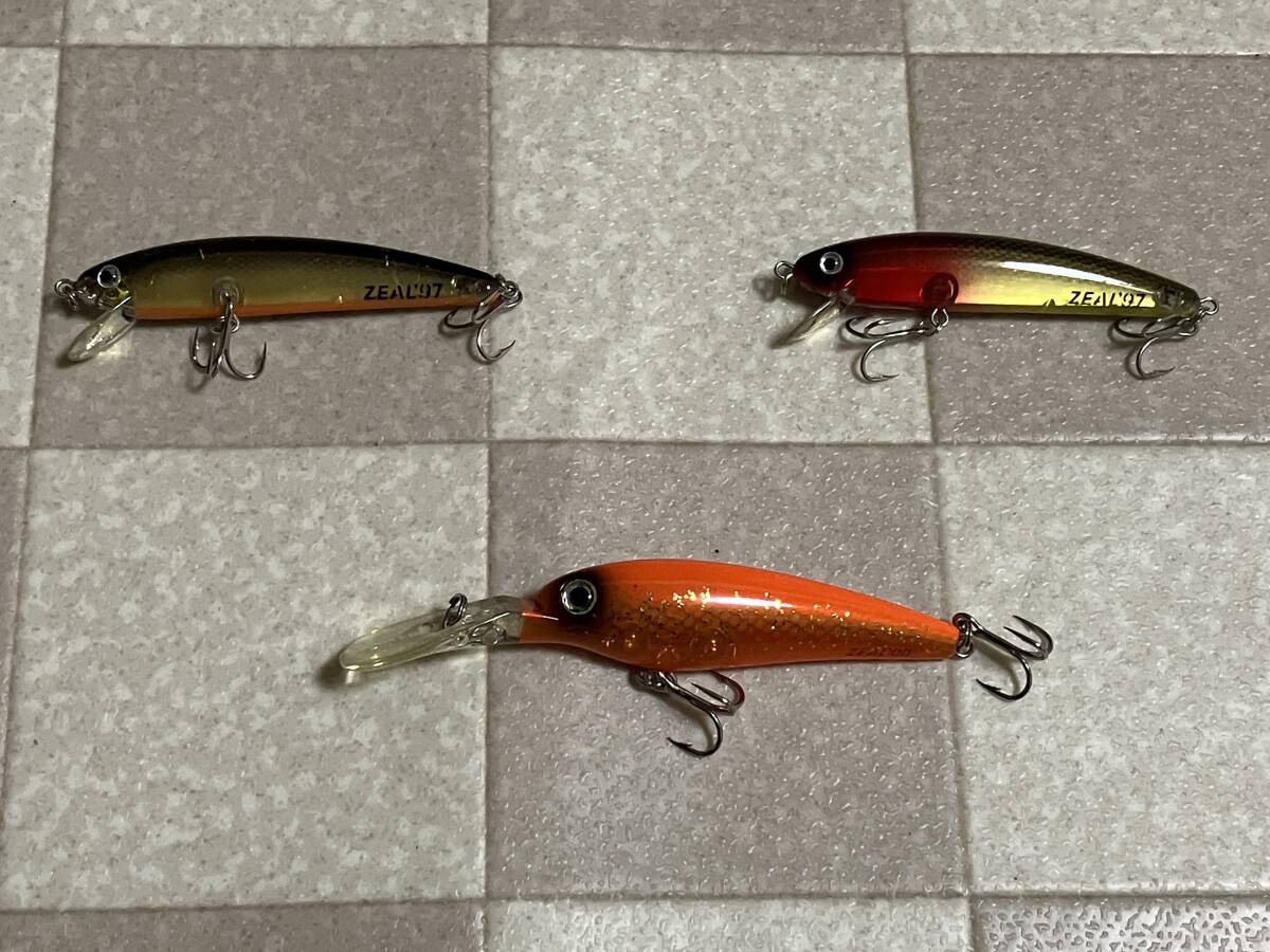 ZEAL ズイール プラグ 3点セット SAM'S SHAD MAREO マレオ 箱入り シャッド ミノー_画像6