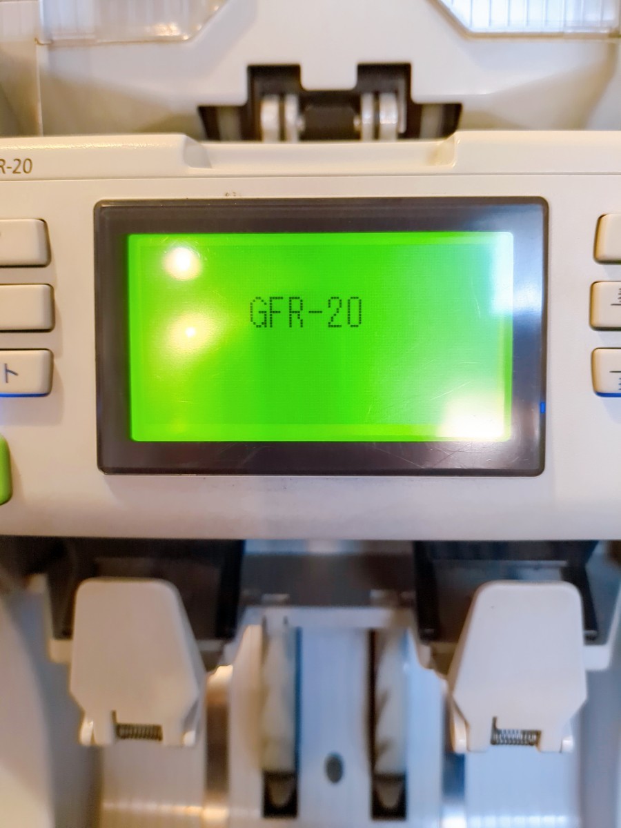 GLORY GFR-20 業務用紙幣計数機 グローリー　計算機　　Y708_画像2