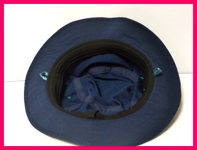  free shipping * Colombia * hat men's M/L navy .... soft material folding . wrinkle . not attached! Columbia hat 