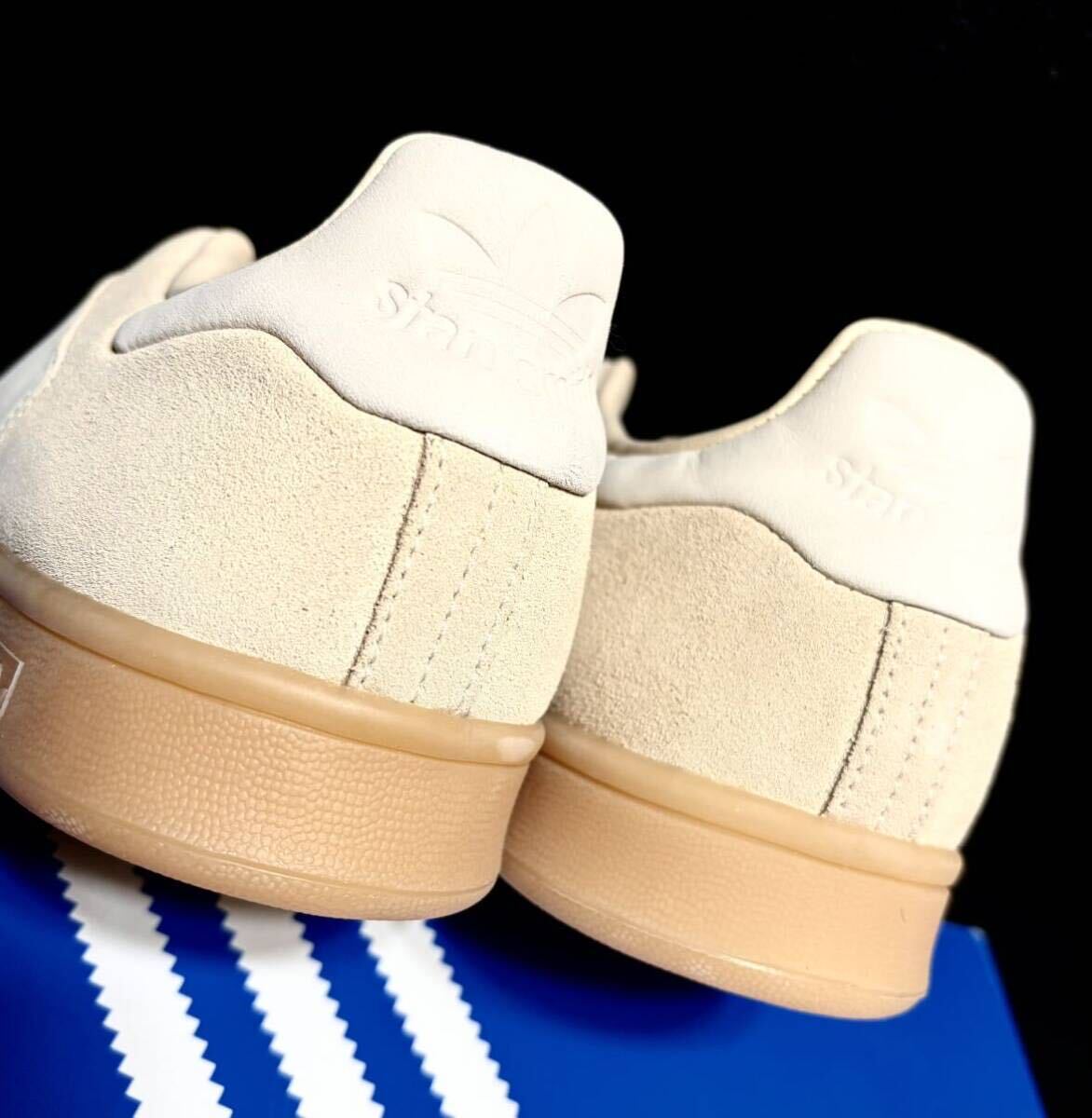 ☆送料込◆新品28.5cm◆adidas STAN SMITH RIFTA アディダス スタンスミス ワンダーホワイト/サンドストレータ/ガム【定価.15400円】本革_画像5