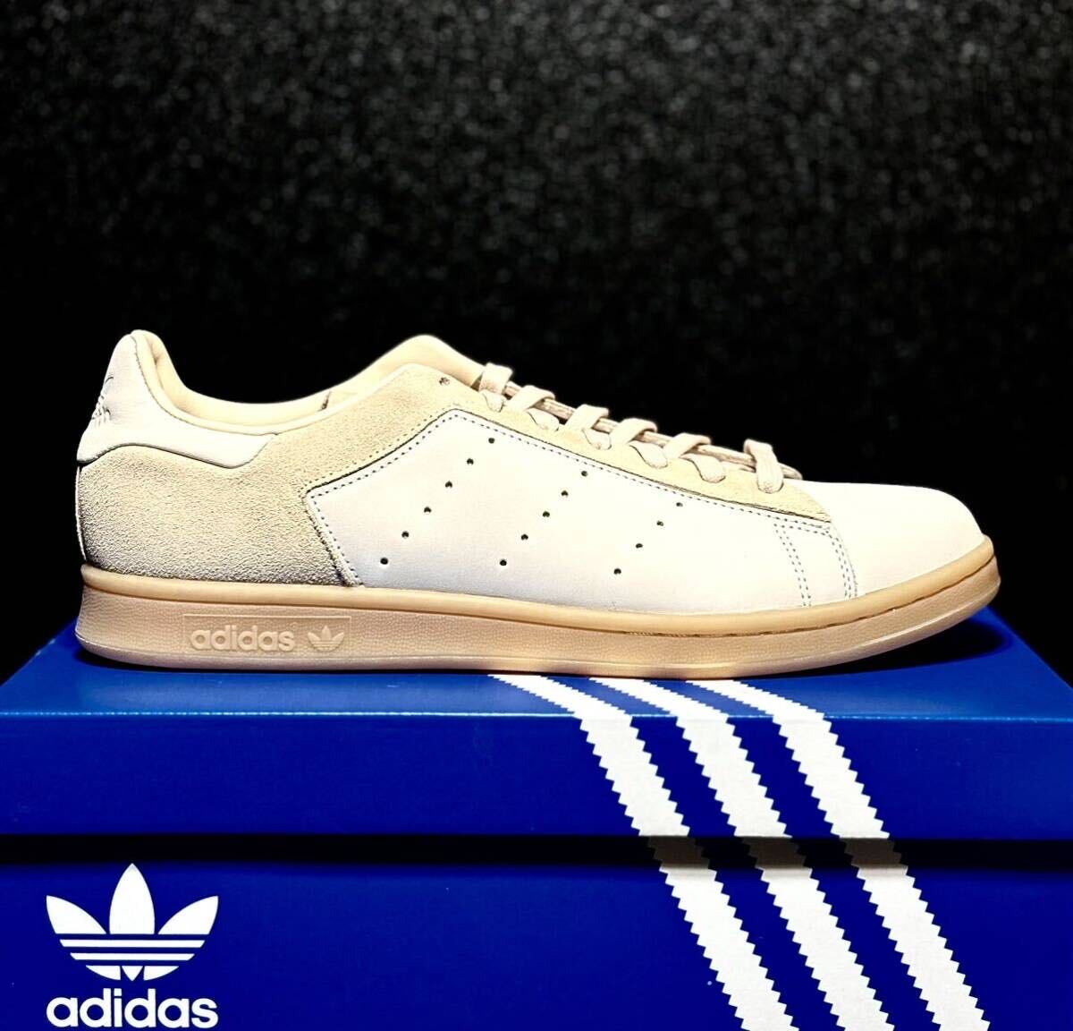 ☆送料込◆新品28.5cm◆adidas STAN SMITH RIFTA アディダス スタンスミス ワンダーホワイト/サンドストレータ/ガム【定価.15400円】本革_画像2