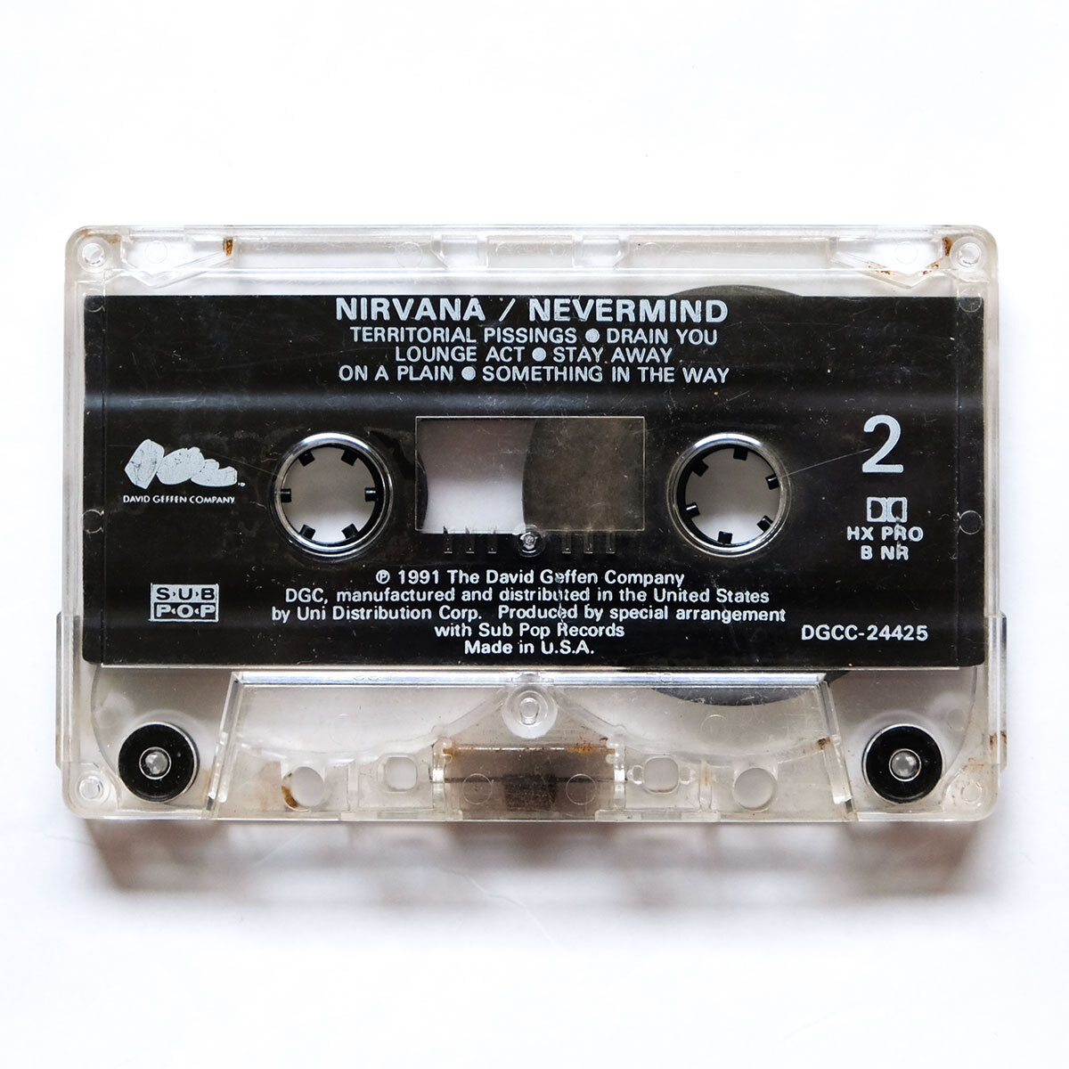 《ドルビーHX PRO/USオリジナル初版カセットテープ》Nirvana●Nevermind●ニルヴァーナ_画像6