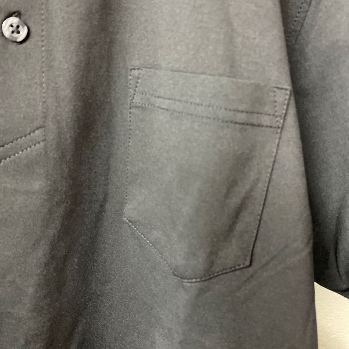 サンプル品LサイズメンズBALLサラサラ生地速乾素材胸ポケット半袖ポロシャツ黒ワンポイント_画像5