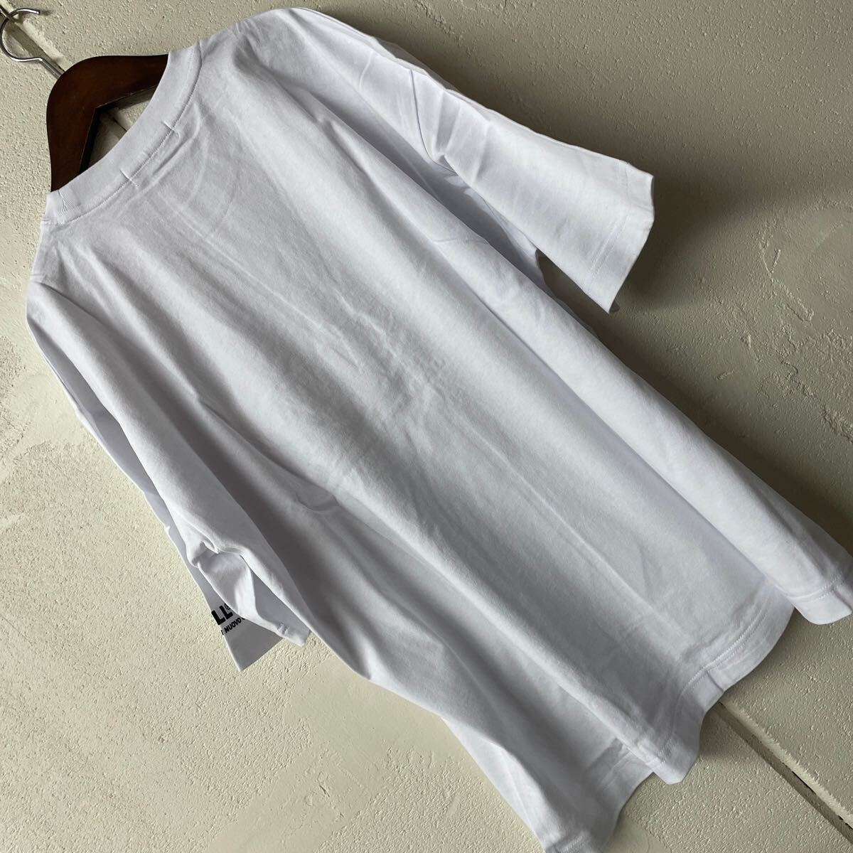 サンプル品3LサイズメンズBALL発泡プリント半袖Tシャツ白_画像8