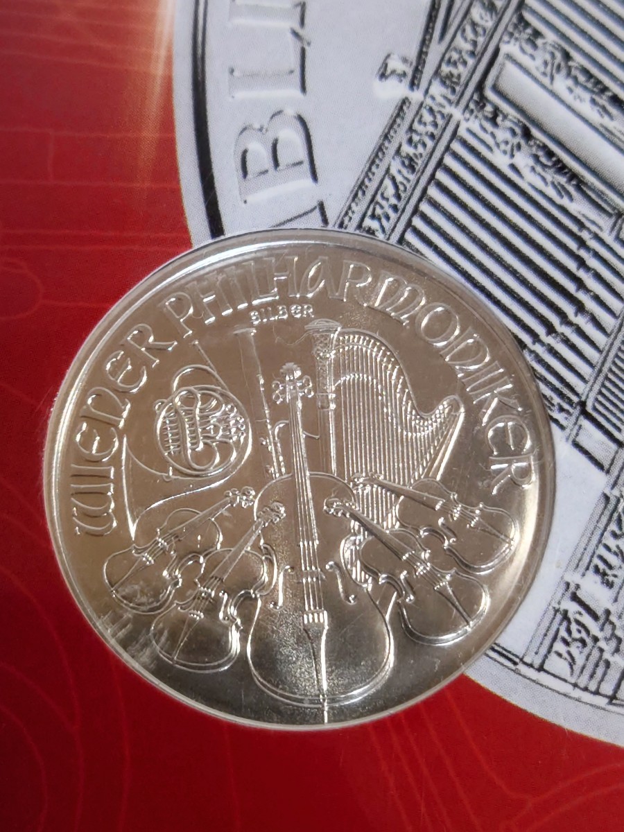 ウィーンフィル銀貨　オーストリア 2008 純銀　1オンス　1.5ユーロ_画像3
