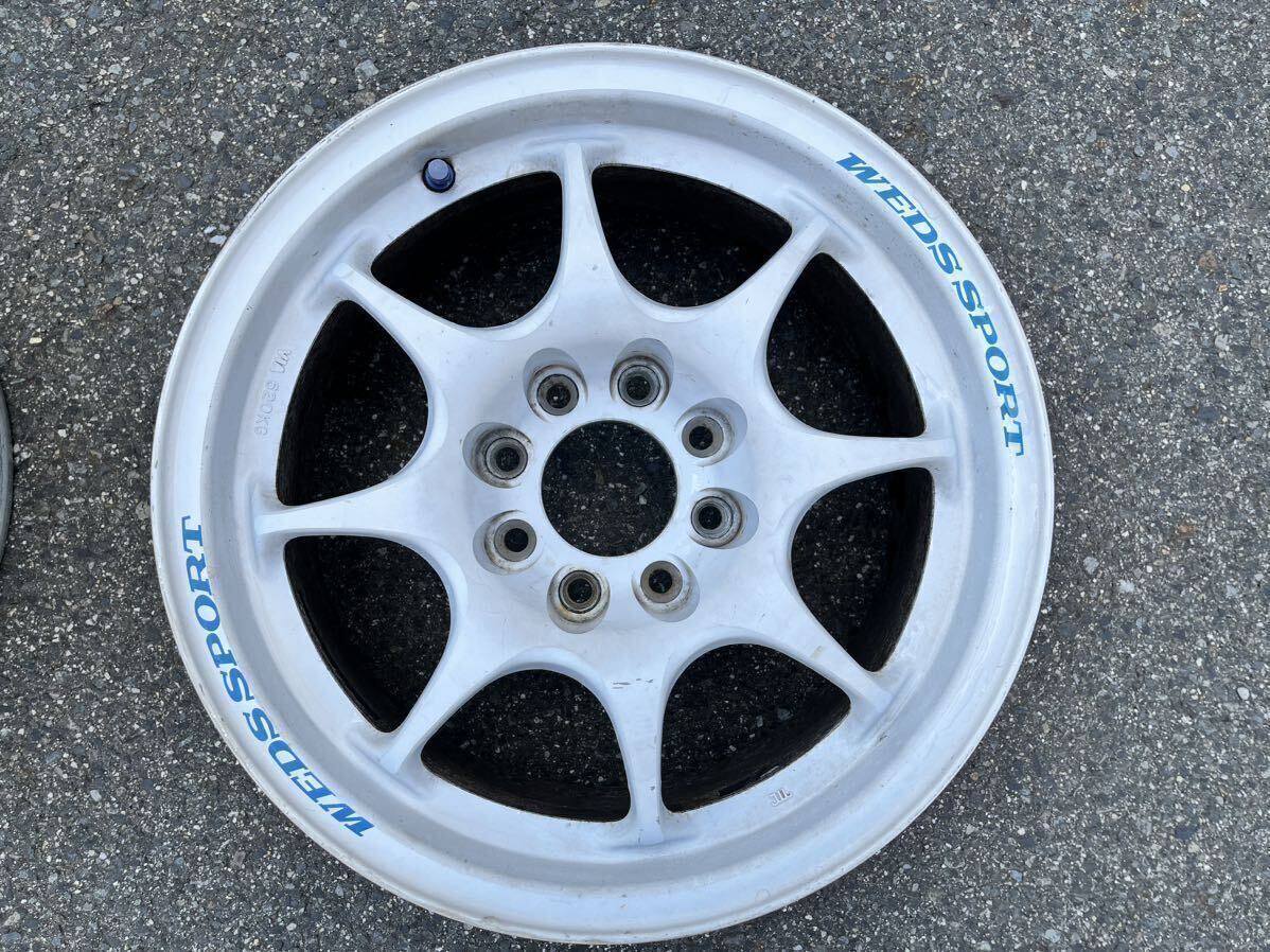 【当時物】軽量WEDS SPORT TC-05 4本 15インチ 6.5J +15 PCD100/114.3 4H ウェッズスポーツ AE86等旧車 希少サイズ_画像5