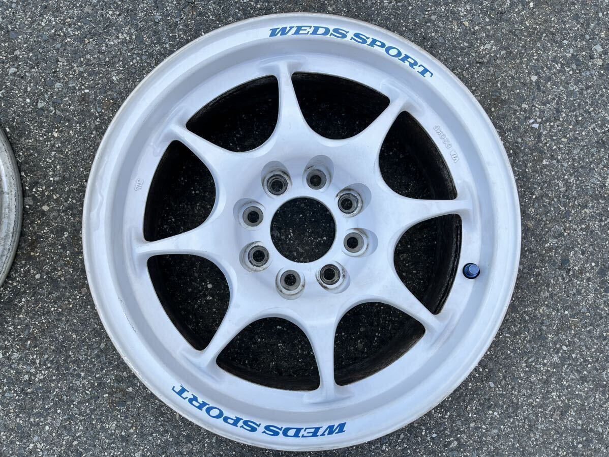 【当時物】軽量WEDS SPORT TC-05 4本 15インチ 6.5J +15 PCD100/114.3 4H ウェッズスポーツ AE86等旧車 希少サイズ_画像4