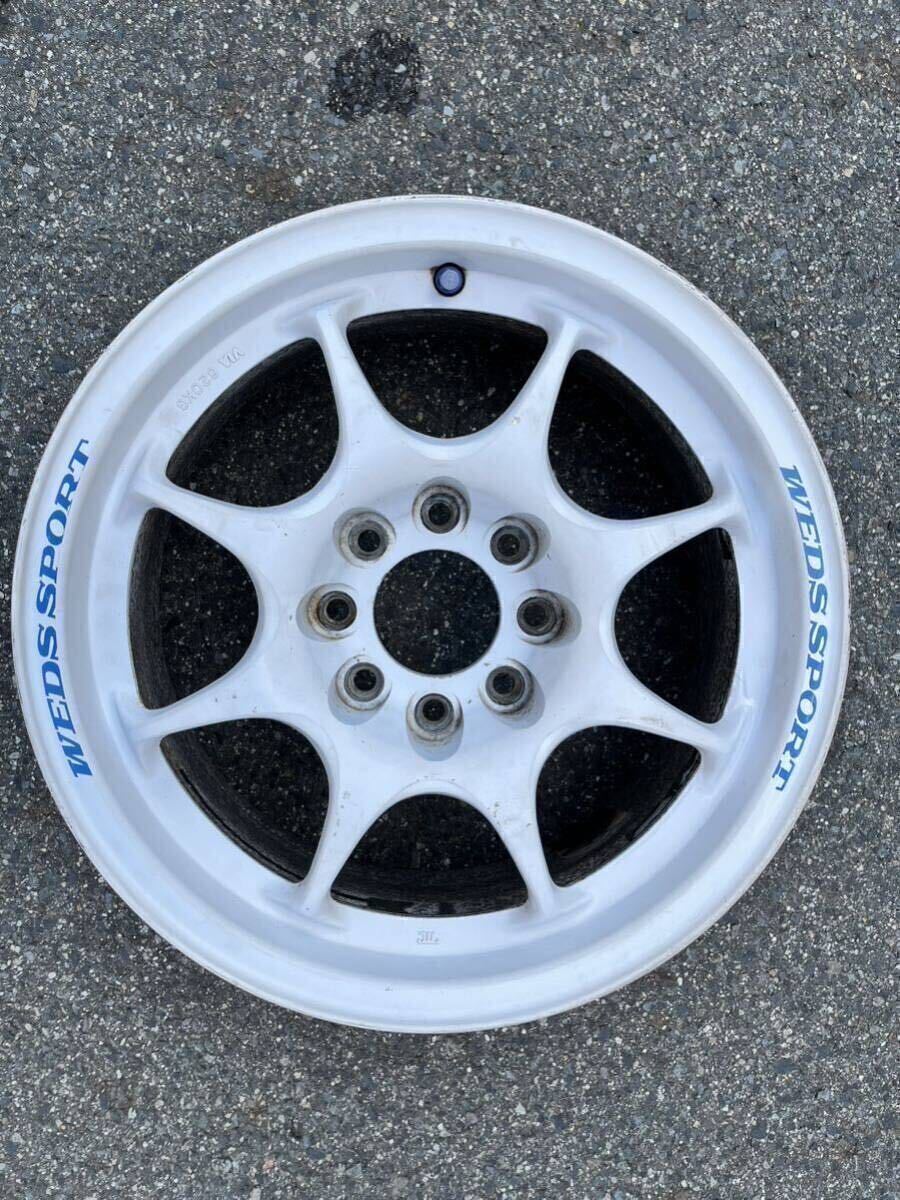 【当時物】軽量WEDS SPORT TC-05 4本 15インチ 6.5J +15 PCD100/114.3 4H ウェッズスポーツ AE86等旧車 希少サイズ_画像3