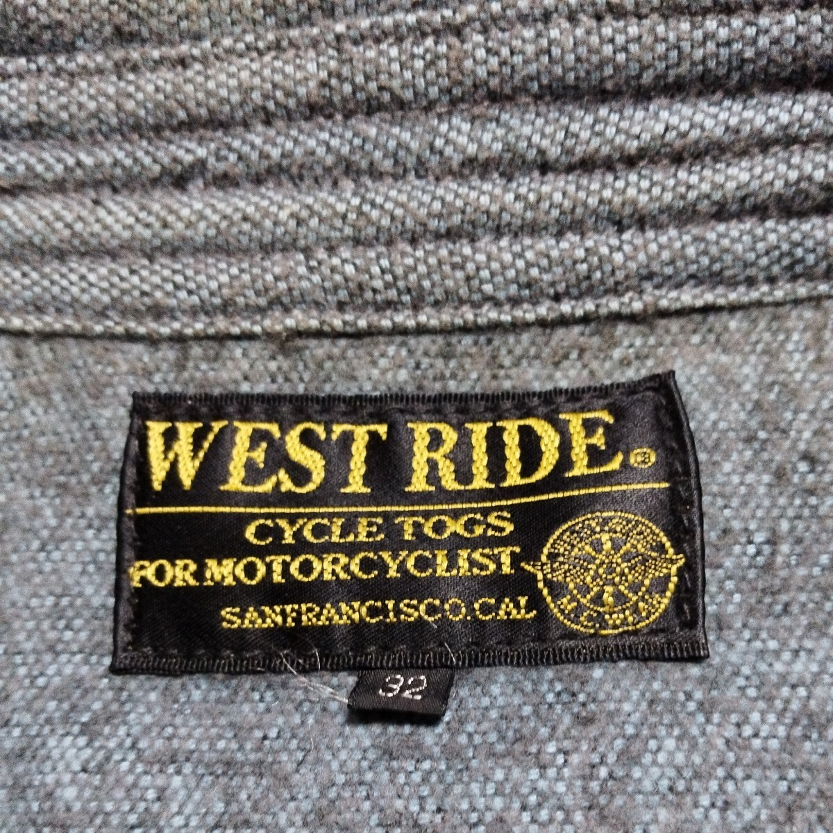  талия ride WESTRIDE рубашка в ковбойском стиле 32 б/у American Casual переиздание копия 