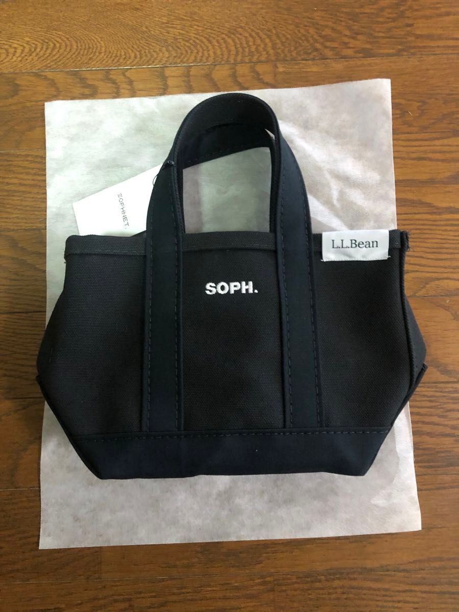 SOPH  L.L.Bean SOLID BOAT AND TOTE MINI BLACK ソフ エルエルビーン トート バッグ