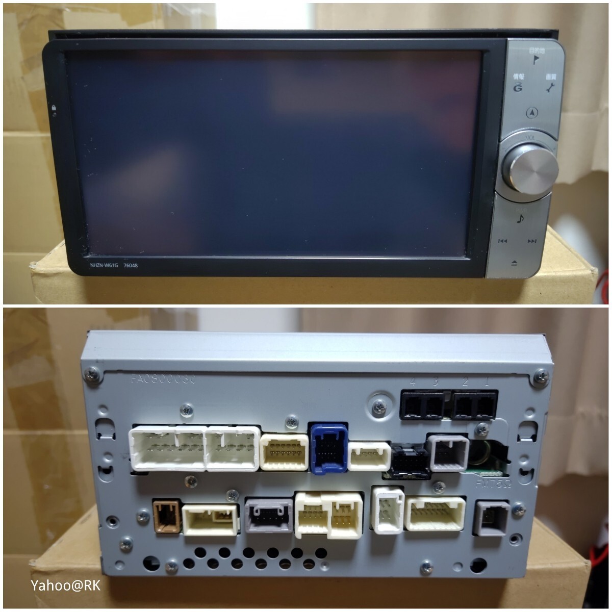 送料込み Panasonic HDDナビ Bluetooth フルセグ トヨタ純正ナビ 型式 NHZN-W61G DVD再生 テレビ フルセグ SD