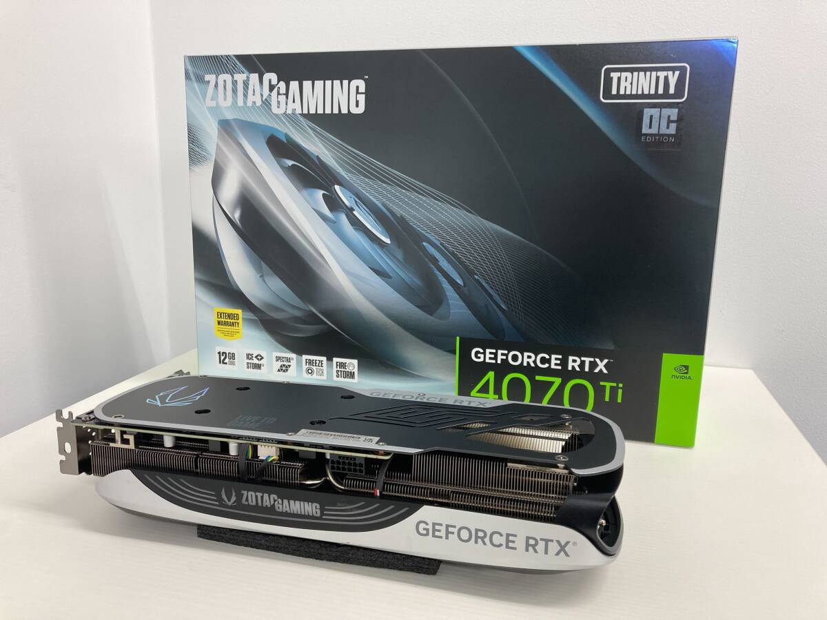 【送料無料】動作確認済み グラフィックボード ZOTAC製 GeForce RTX 4070 Ti 最落なし_316の画像1