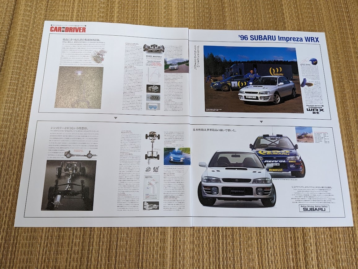 ☆復刻版カタログ　1996年　スバル　インプレッサWRX_画像2