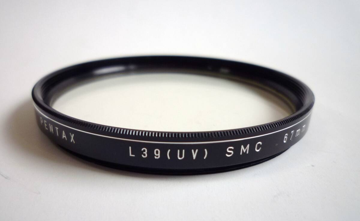 PENTAX ペンタックス　　L39 (UV)　SMC 67mm レンズフィルター_画像1